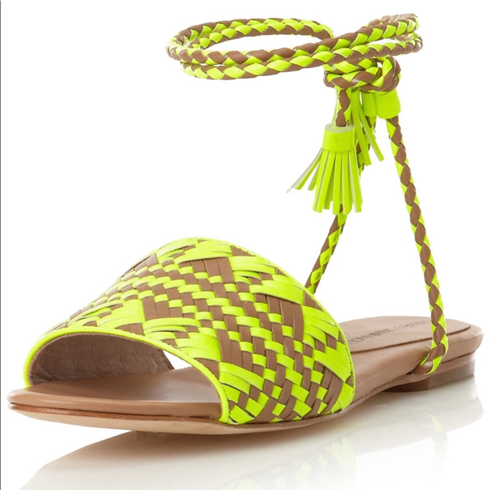 Rebecca Minkoff Baha Wrap-Up Flat Sandal